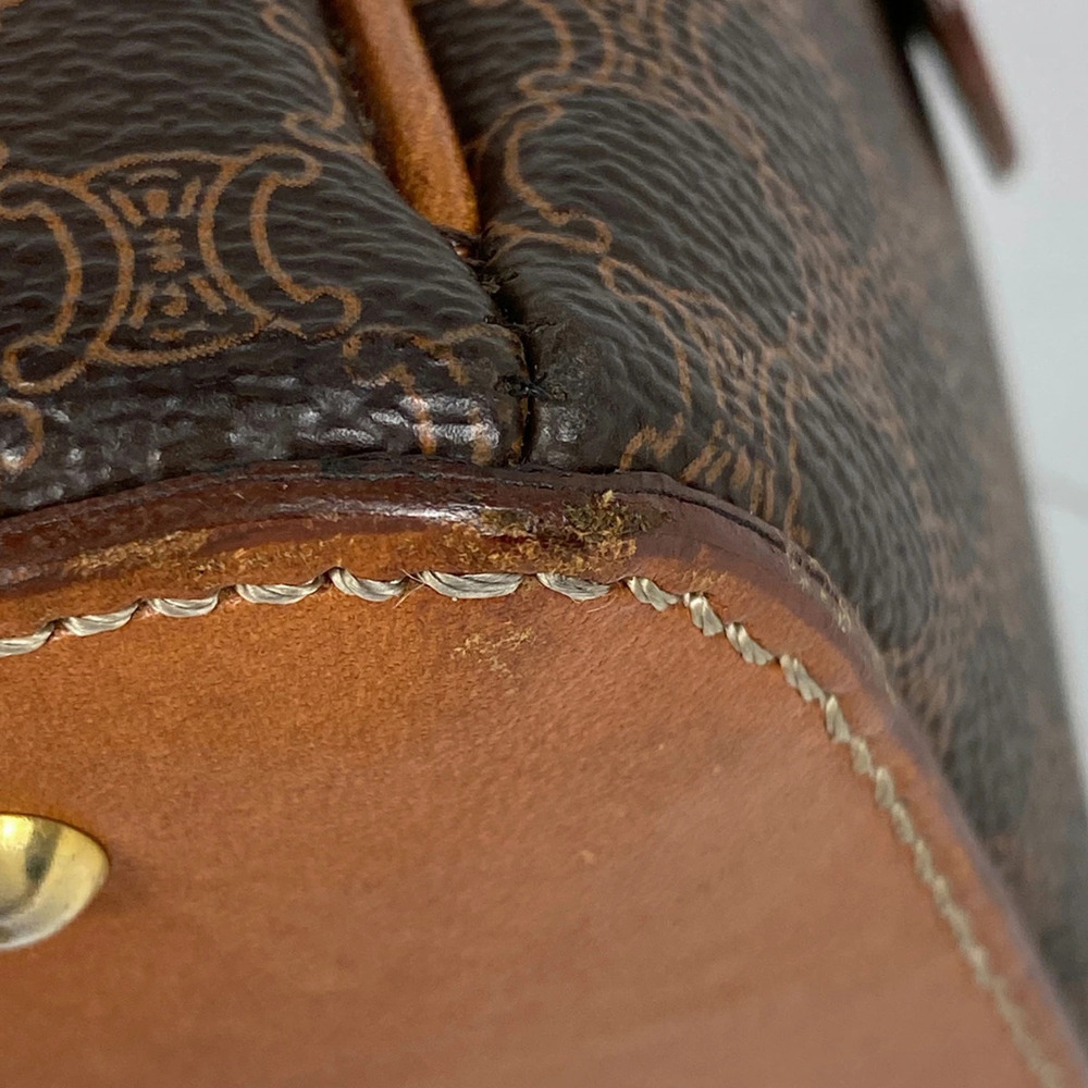 Celine Macadam handbag canvas brown - Picture 3 of 6